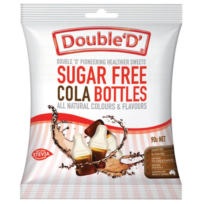 DOUBLE D Sugar Free Cola Bottles 90g