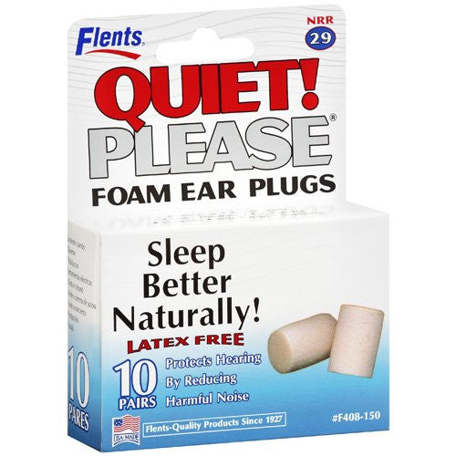 Flents Quiet Please Foam Ear Plugs 10 Pairs