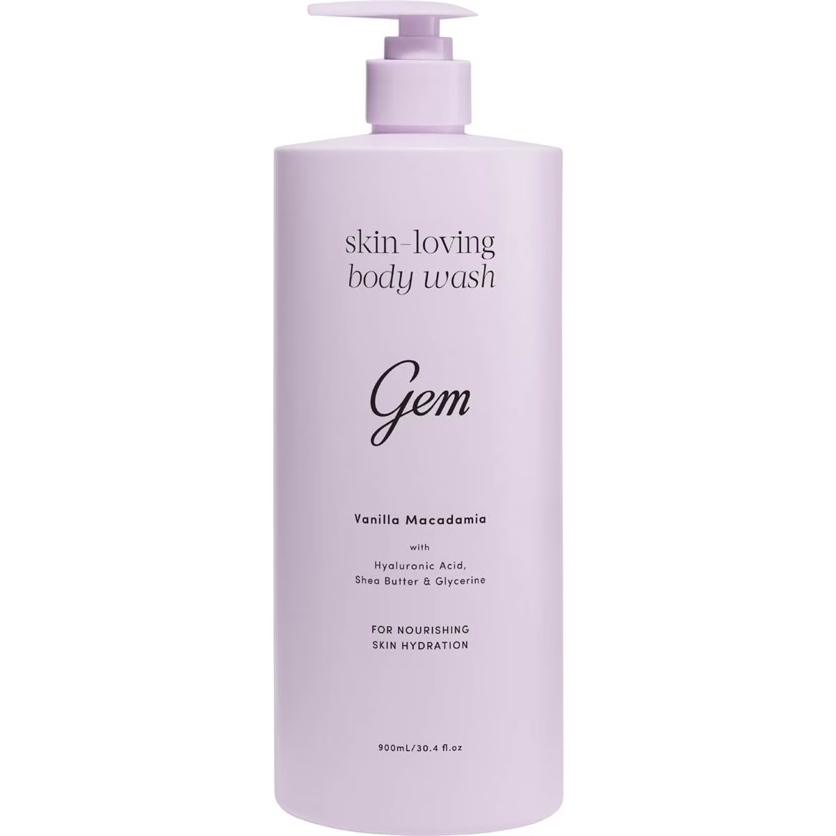 GEM Skin-Loving Body Wash Vanilla Macadamia 900mL