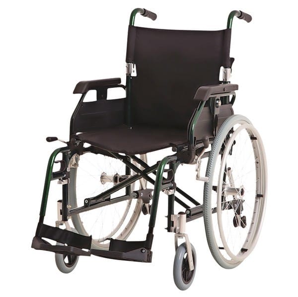 MAKING LIFE EASY Wheelchair Deluxe Aluminium Green