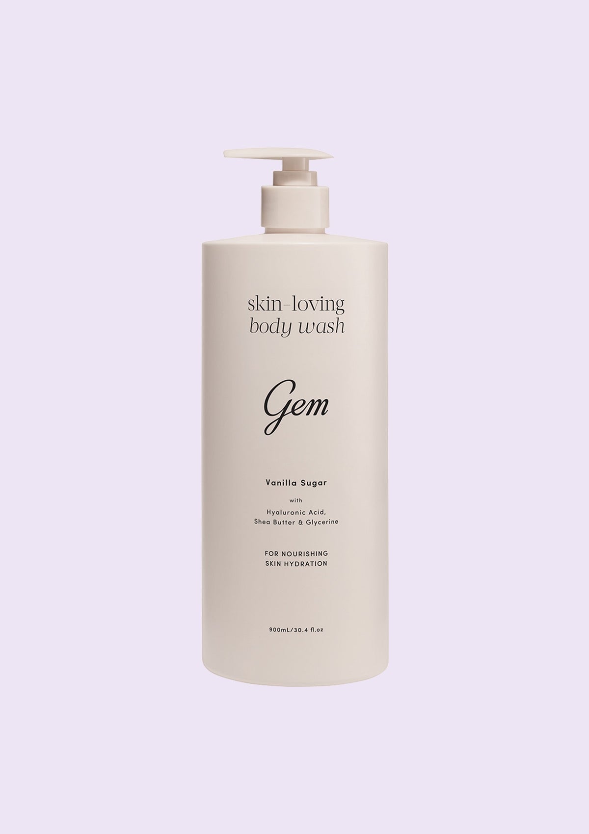 GEM Skin-Loving Body Wash Vanilla Sugar 900mL