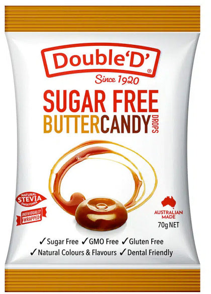 DOUBLE D Sugar Free Butter Candy 70g