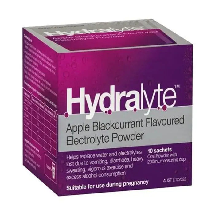 Hydralyte Sachets Apple Blackcurrant Pdr 10Pk