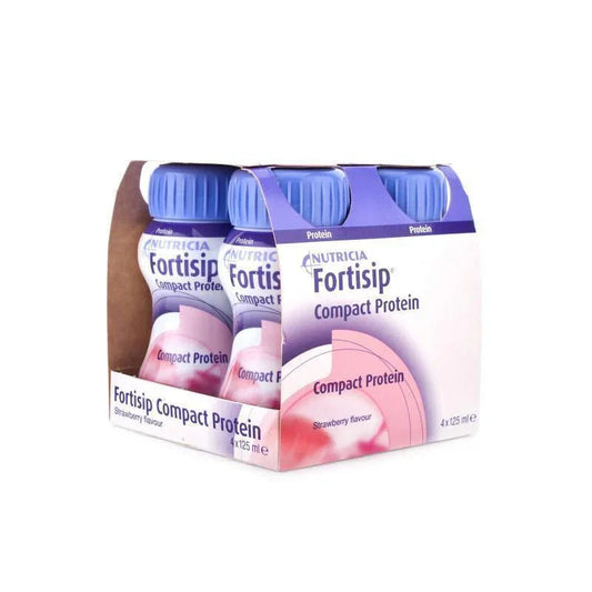 Fortisip Compact Protein Strawberry 4 x 125mL