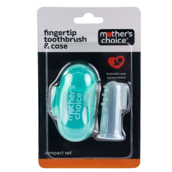 Mothers Choice Finger Tip Toothbrush And Case