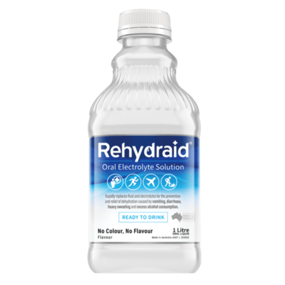 Rehydraid Oral Electrolyte Solution No Colour/Flavour 1L